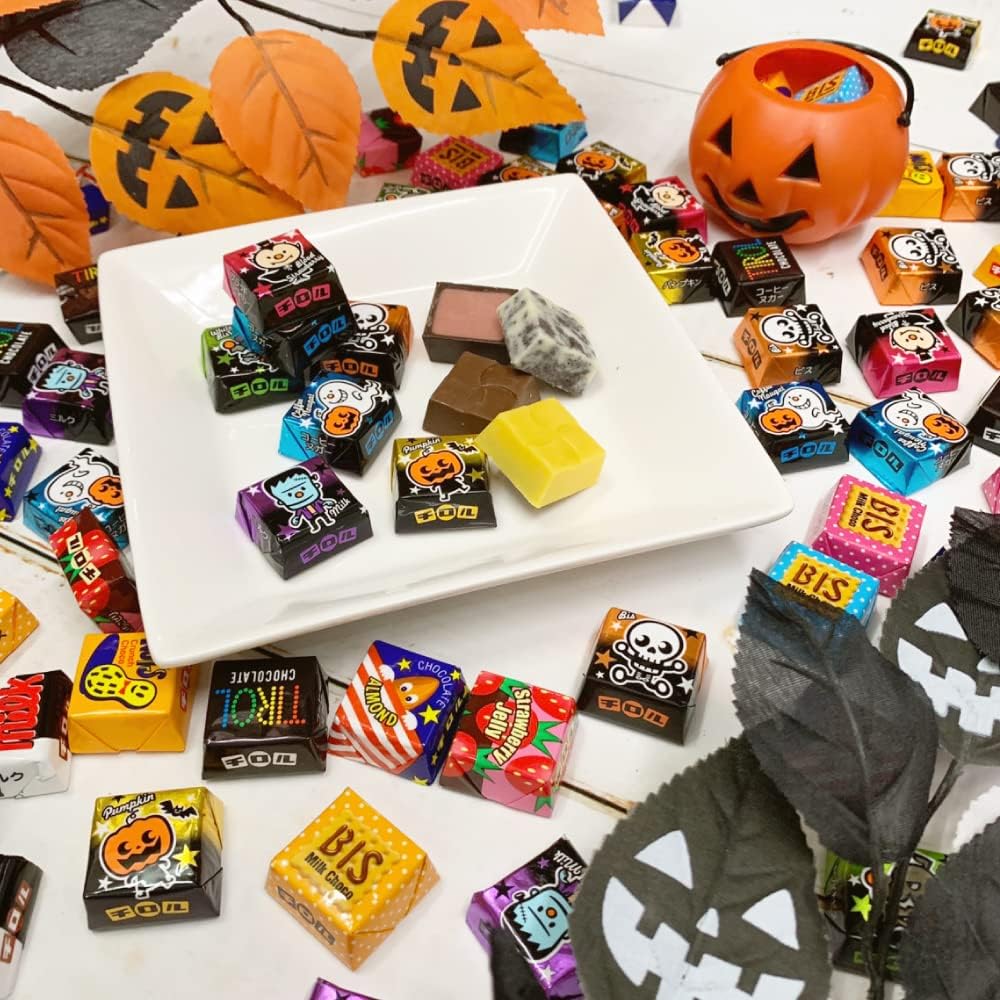 ハロウィン チロルチョコ 13種100個セット ギフトボックス（ハロウィン限定6種＋7種）キラキラ輝く 個包装 ハロウィンチロル バラエティ ハロウィーン 大容量 チロル 詰め合わせ アソート プチギフト