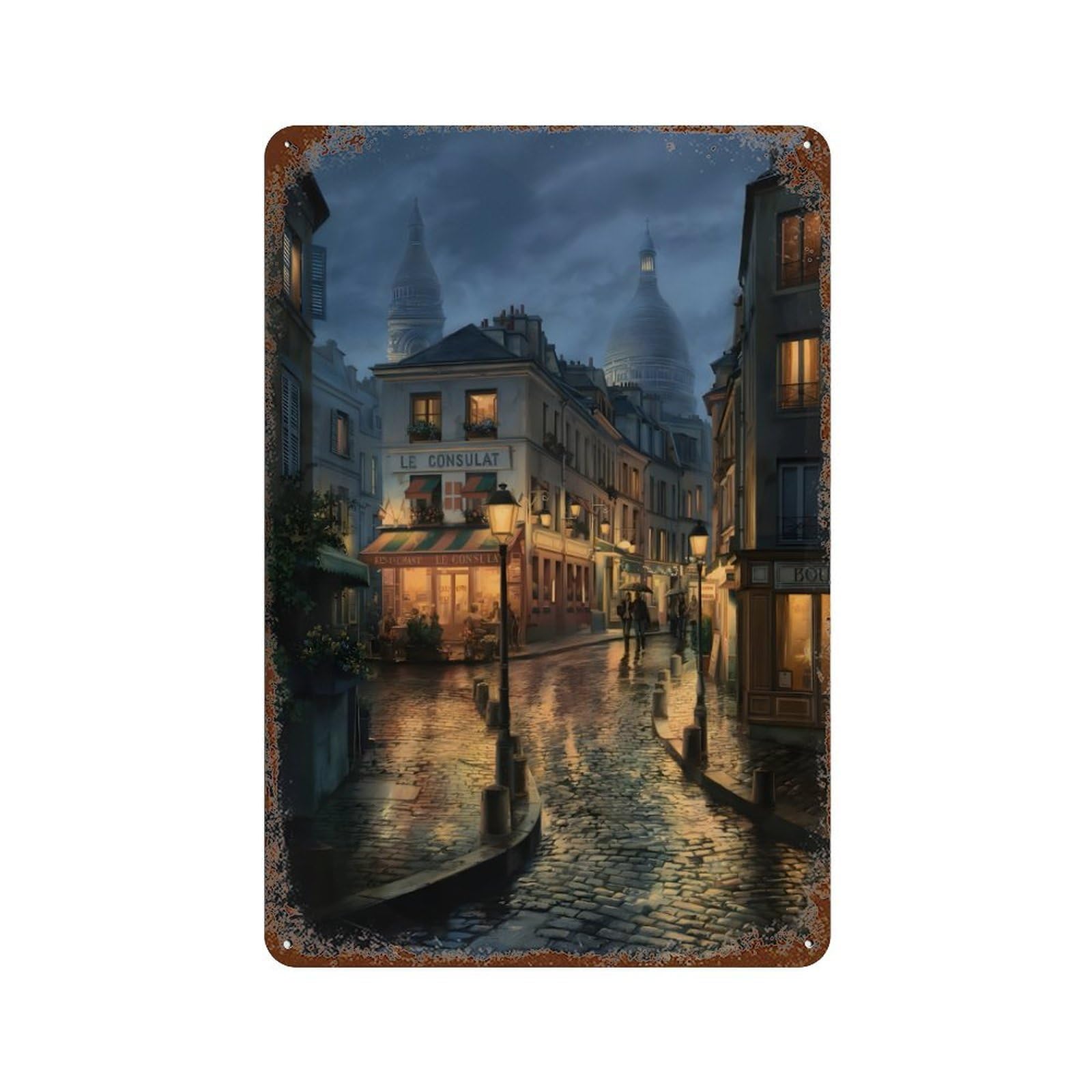 xiaoxiaoshen Evgeny Lushpin Surrealism (3) Wall Decor Art Metal Tin Poster Modern Home Decor Art Home Bar Shop Decorations Vintage Sign 30x20cm