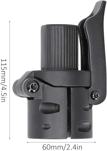 Miniatura 4 de Drfeify Adaptador de manubrio para Ninebot 9 MAX G30, soporte plegable con tornillo de bloqueo de base de barra