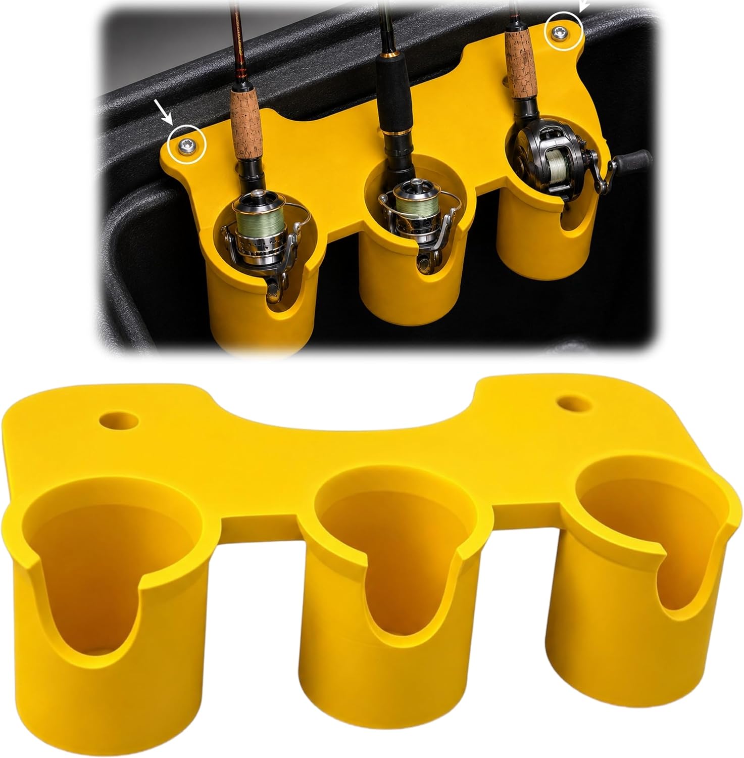 Joluxant Ice Fishing Rod Holder for Sled