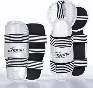Taekwondo Shin Guards Arm Guard Protector Set for Kickboxing Martial Arts Taekwondo Karate Muay Thai Sparring Combat, Suitable for Youth and Adults