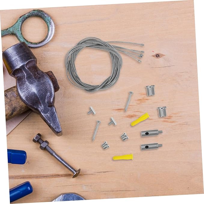 Kit de suspensión para luces colgantes ARTIBETTER, 5 unidades, cable de acero inoxidable, práctico para bricolaje miniatura 6