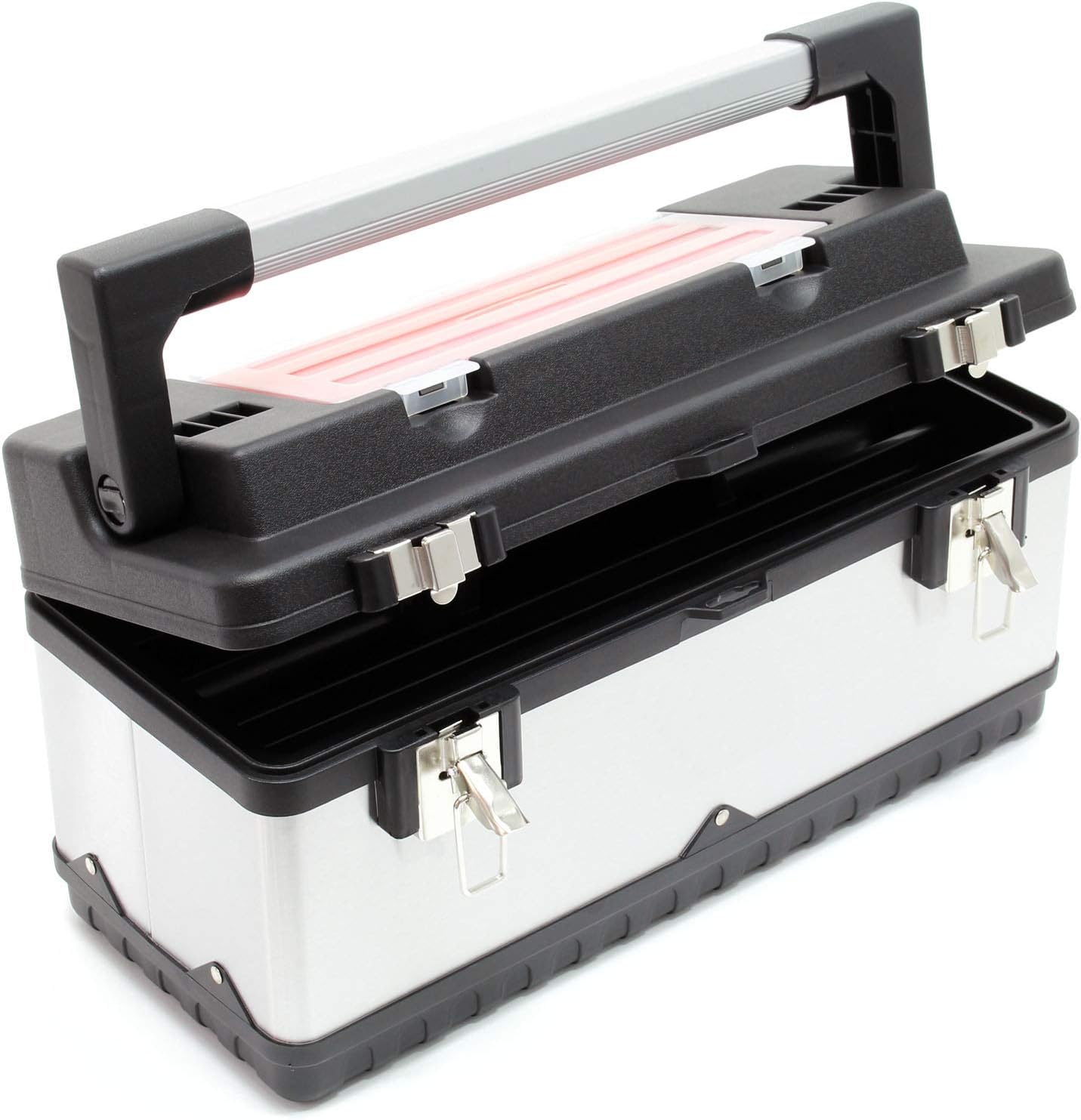 Scatola Portaoggetti, Organizer Per Cassette Degli Attrezzi, Scatola Portaoggetti Per Componenti In Plastica A Due Strati, Cassetta Degli Attrezzi Per - Foto 5