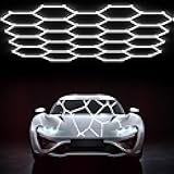 Gen 2 Hexagon Garage Lights: 581W 58100LM 22 Grids Hexagon Led Light, 6500K Ultra Bright Honeycomb Hex Lights, Easy Install, Durable Design for Garage, Car Detailing, Workshops, Shops, Gym