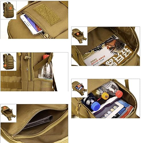 Miniatura 6 de CREATOR Mochila táctica de 12 L para estudiantes escuela viajes camping