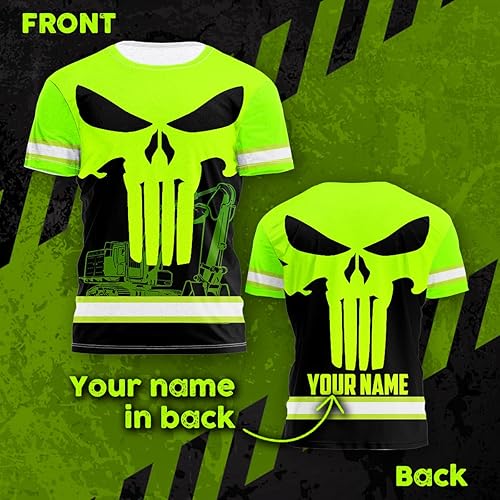 Miniatura 2 de Matedecor Sudadera con capucha de alta visibilidad para hombre, ropa de trabajo de seguridad Hi Vis con diseño reflectante