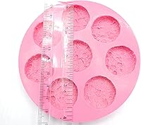 Vista 3 de Galletas de chispas de chocolate 8 cavidades Molde de galletas de chispas de chocolate molde de cera se derrite Multi-Proyecto Molde de silicona