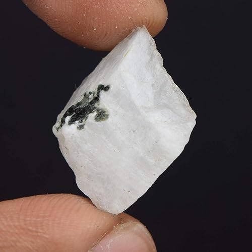 Miniatura 2 de Piedra preciosa natural de calcita arcoíris auténtica, calcita arcoíris blanca genuina de 14.50 quilates, sin cortar, piedra curativa