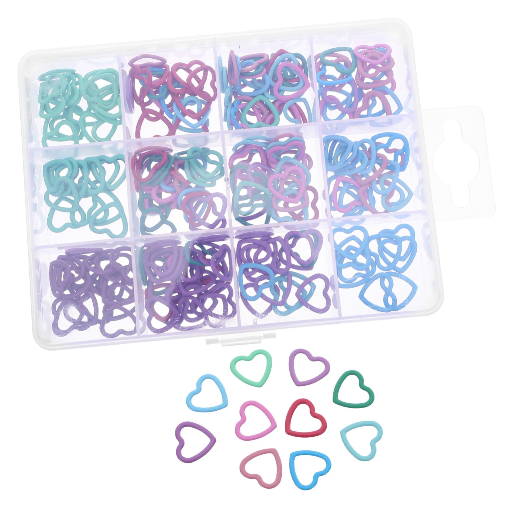 Operitacx 240piezas Hebilla De Marcado Tejida Anillos De Crochet Para Crochet Anillos De Punto Marcador Agujas De Tejer Marcadores De Ganchillo Para Proyectos De Manualidades