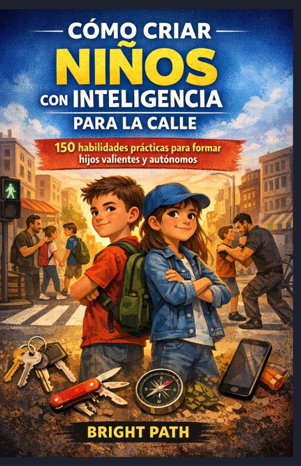 Cómo criar niños con inteligencia para la calle: 150 habilidades prácticas que todo padre y madre debería enseñar para fomentar la conciencia, el coraje y la independencia.