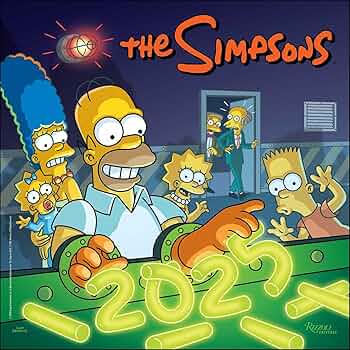 Amazon | The Simpsons 2025 Wall Calendar | Groening, Matt | Animation