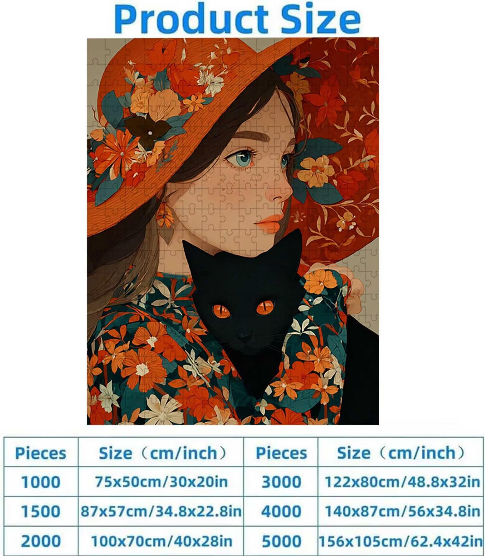 Puzzle dla dorosłych, 1500 puzzli dla dorosłych, gra edukacyjna, wyzwanie, zabawka, 1500 elementów, jako prezent i dekoracja ścienna, 87 x 57 cm, PjY8581 G-T