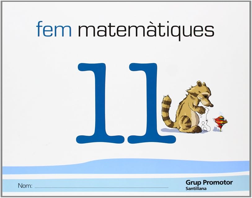 Portada de Mes Matematiques 11 Catala 5 Anys