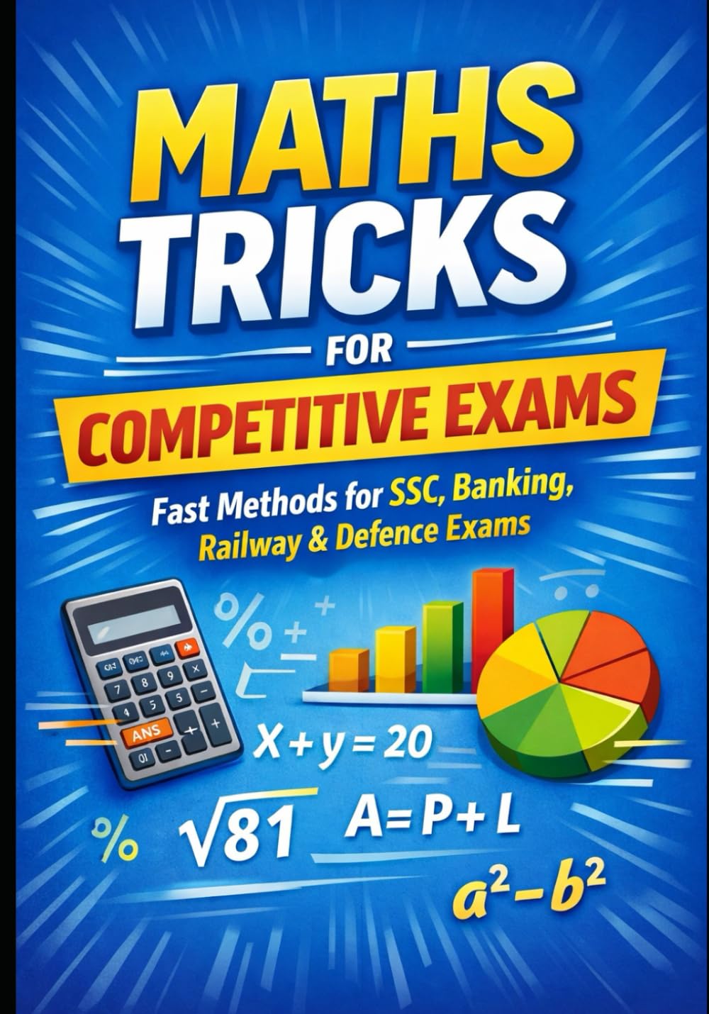 Maths tricks for competitive exams: Fast methods for scc, railway, banking and defence exams