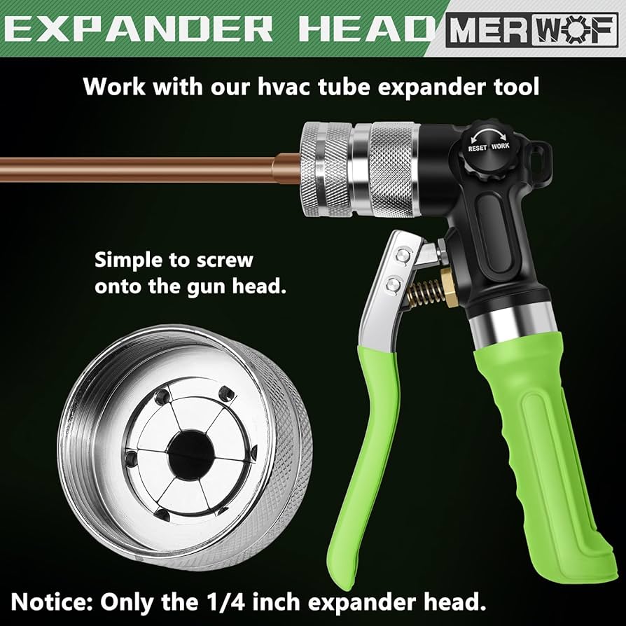 Amazon.com: MERWOF 1/4 Inch Expander Head for HVAC Tube