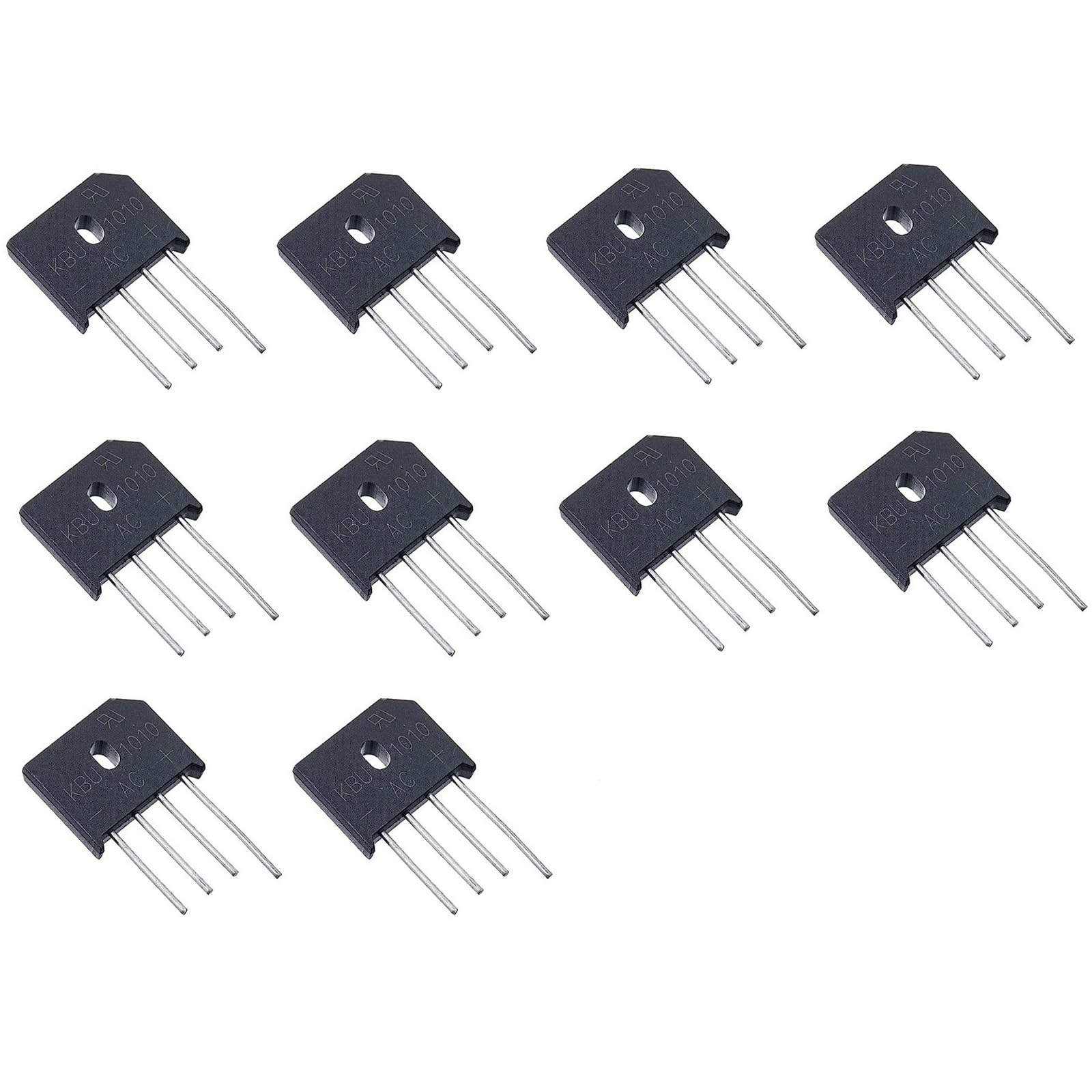 10 Stück KBU1010 Brückengleichrichter – 1000V,  Produktbild-Vorschau 4