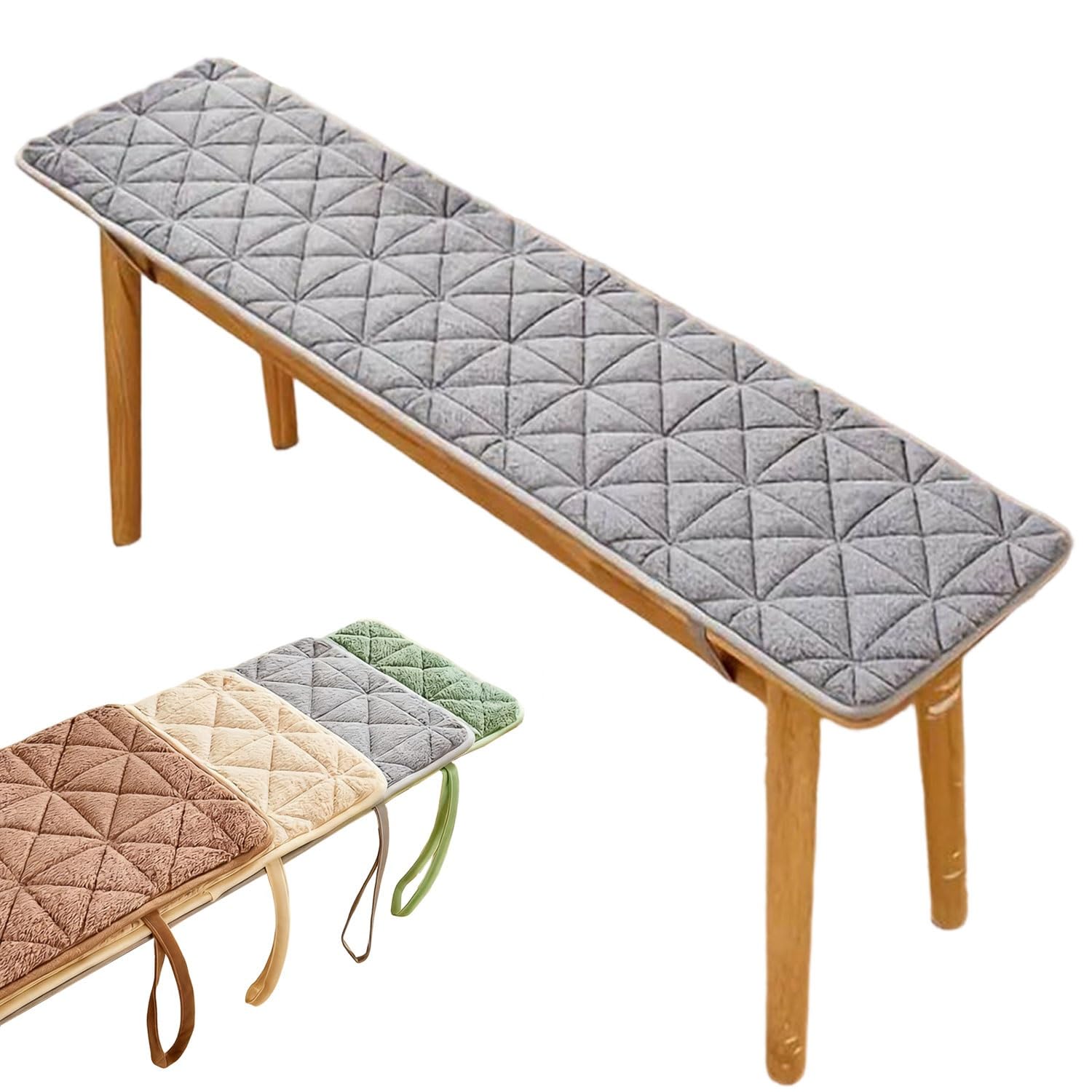 Coussin de banc de salle à manger 33x198 cm en tissu doux