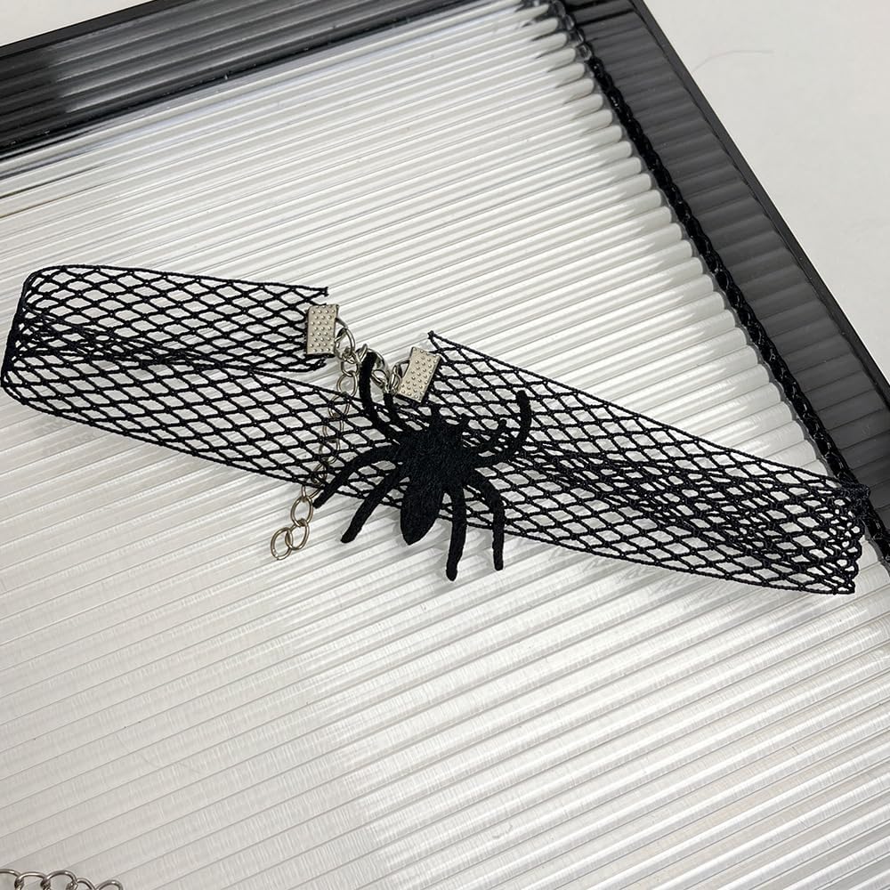 ONLYJUMP Bat Earrings Necklace Jewelry Set for Women Goth Black Bat Choker Necklace Punk Bat Necklaces Earrings Halloween Women Gothic Jewelry Set - Image 6