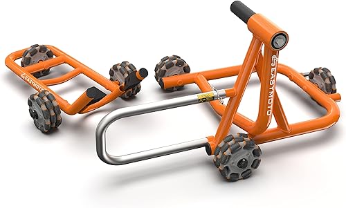 Miniatura 8 de Juego de soporte delantero y trasero para motocicleta deportiva Agusta, soportes de elevación móviles de 360, revolucionarios soportes de