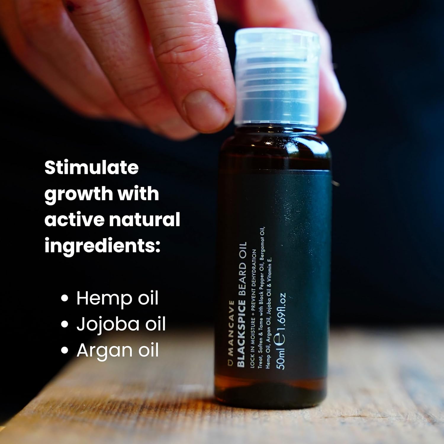 ManCave Natural Blackspice Beard Oil 50ml