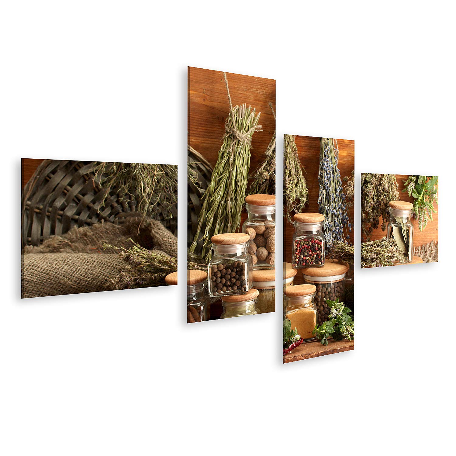 Quadro Su Tela Decorativo Erbe E Spezie | Islandburner 100x57cm, Stampa Naturale Per Pareti
