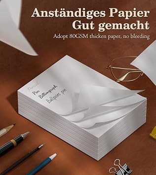 Notizblock A6 Notizblock kleine 6 Stück Schreibblock A6 weiße Notizblöcke kleine Schreibblöcke weißes Papier 50 Blatt pro Blanko Mini Notizblöcke Kratzpapier Paper für Büro Schule Haus