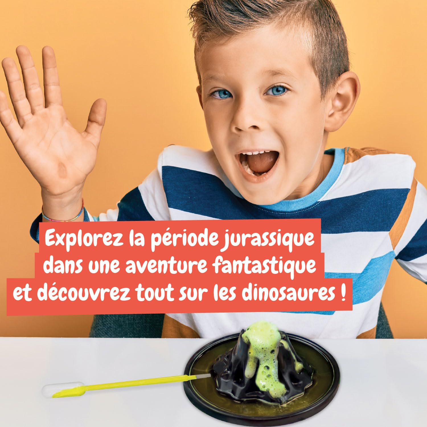 Science4you Explorateur de Jurassic per Enfants - Jeu Dinosaure + Kit Science, Jouet de Dinosaure avec 24+ Expériences pour Enfants, Cadeau pour Garçon et Fille 4 5 6+ Ans