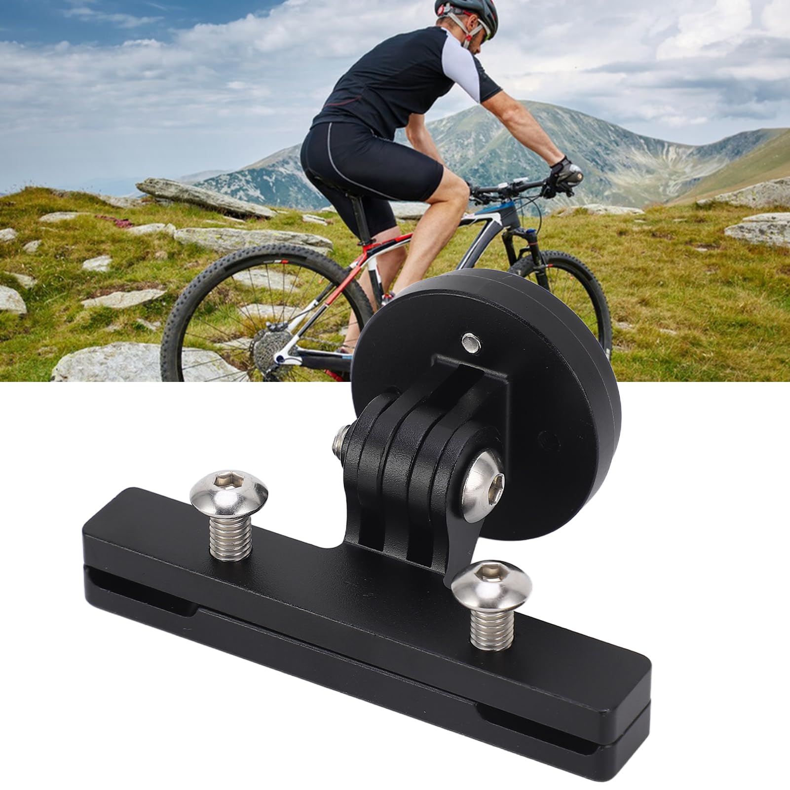 Staffa Per Fanale Posteriore Bici - Lega Alluminio, Per Bryton, Leggera E Resistente