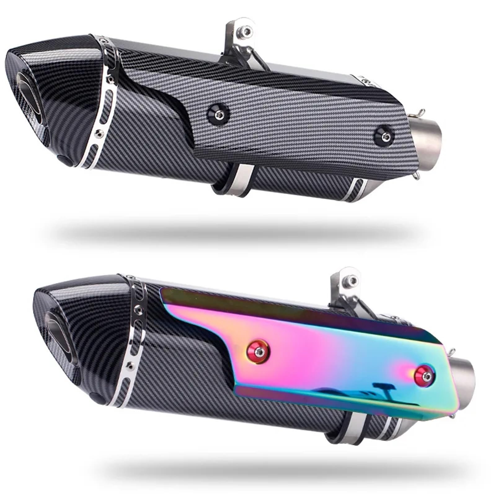 Uniwersalna Osłona Termiczna Rury Wydechowej Motocykla, Tłumika, Pasuje Do Motocykli Harley, Hondy, Yamahy Motorcycle Heat Protection Plate(Small Colourful)