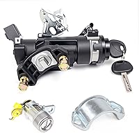 RHAOCZIYAUTO Ignition Lock Switch Assembly with Door Lock & 2 Keys for Hyundai Accent 2012-2017, Dodge Attitude 2012-2014 | Replaces 81910-1R110