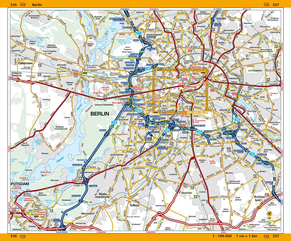 ADAC Der Große Autoatlas 2026/2027 Deutschland und seine Nachbarregionen 1:300.000: Straßenatlas mit Europa 1:750.000 (ADAC Atlas)