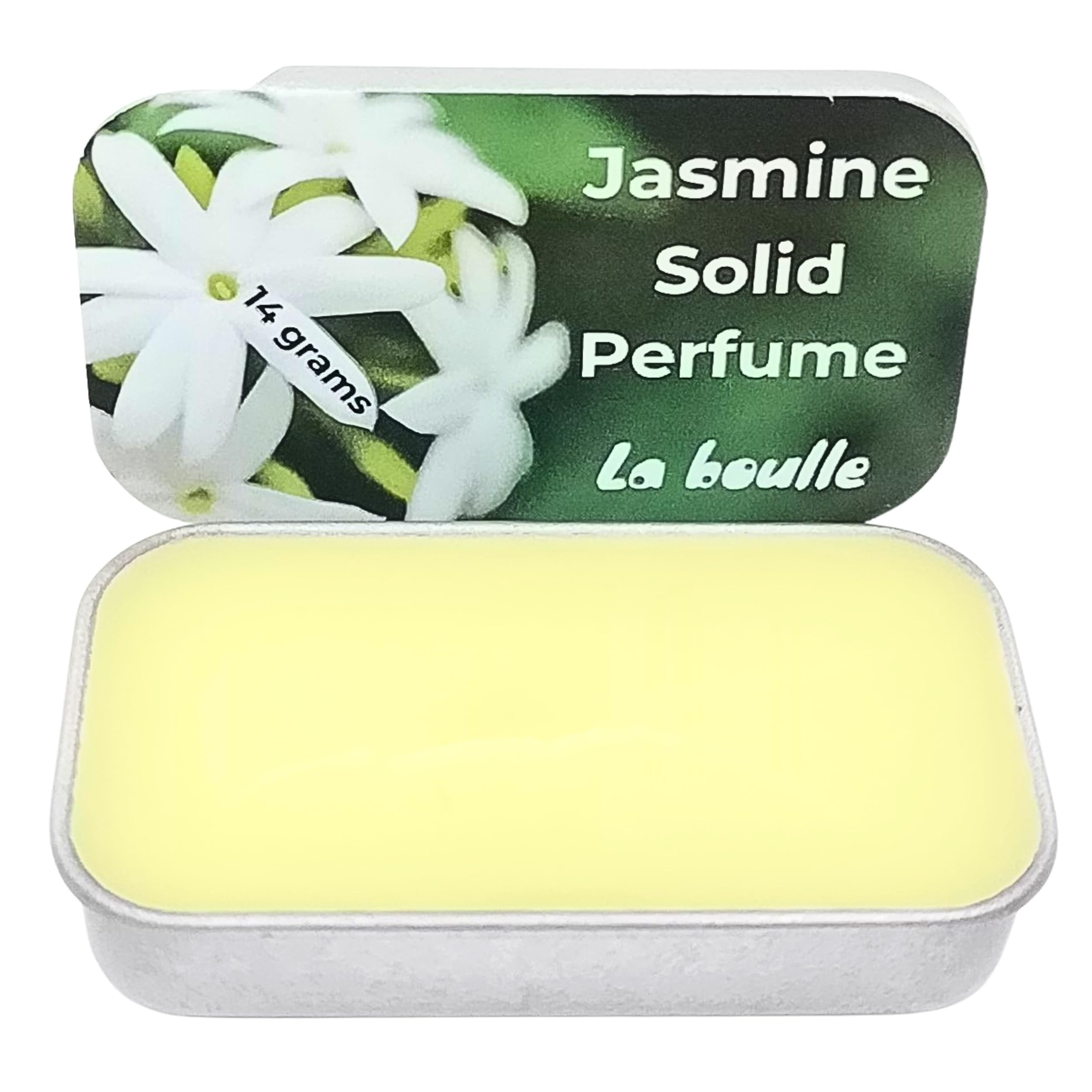 Solid Perfume Balms. Handmade. 14 gr. Only natural ingredients. Long lasting perfume. (Jasmine)