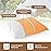 PEUJEW Small Shredded Memory Foam Pillow, Camping Pillow Travel Pillow - Compressible Medium Firm, Breathable Cover, Ideal Backpacking Hiking, Airplane and Car (Apricot Yellow, M)