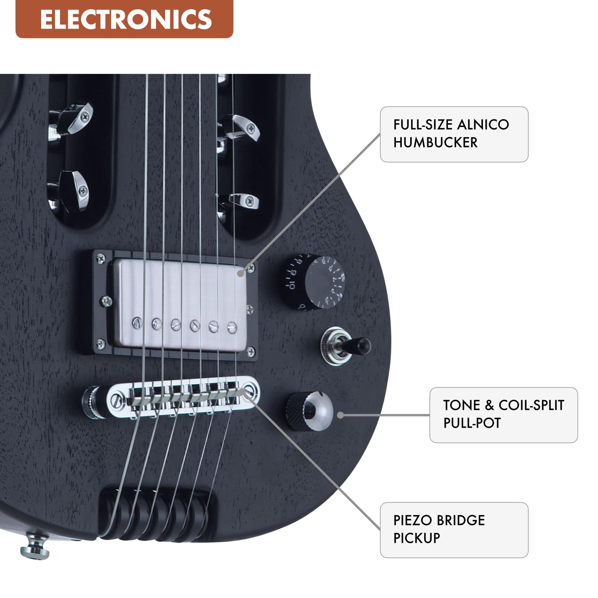 Traveler Guitar - EG-1 MOD-X - Matte Black