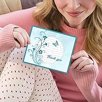 Vista 4 de GLOBLELAND Flower Vine Lace Clear Stamps Decorative Flourish Butterfly Silicone Stamp Seals for Cards Making DIY Scrapbooking Photo Journal Album