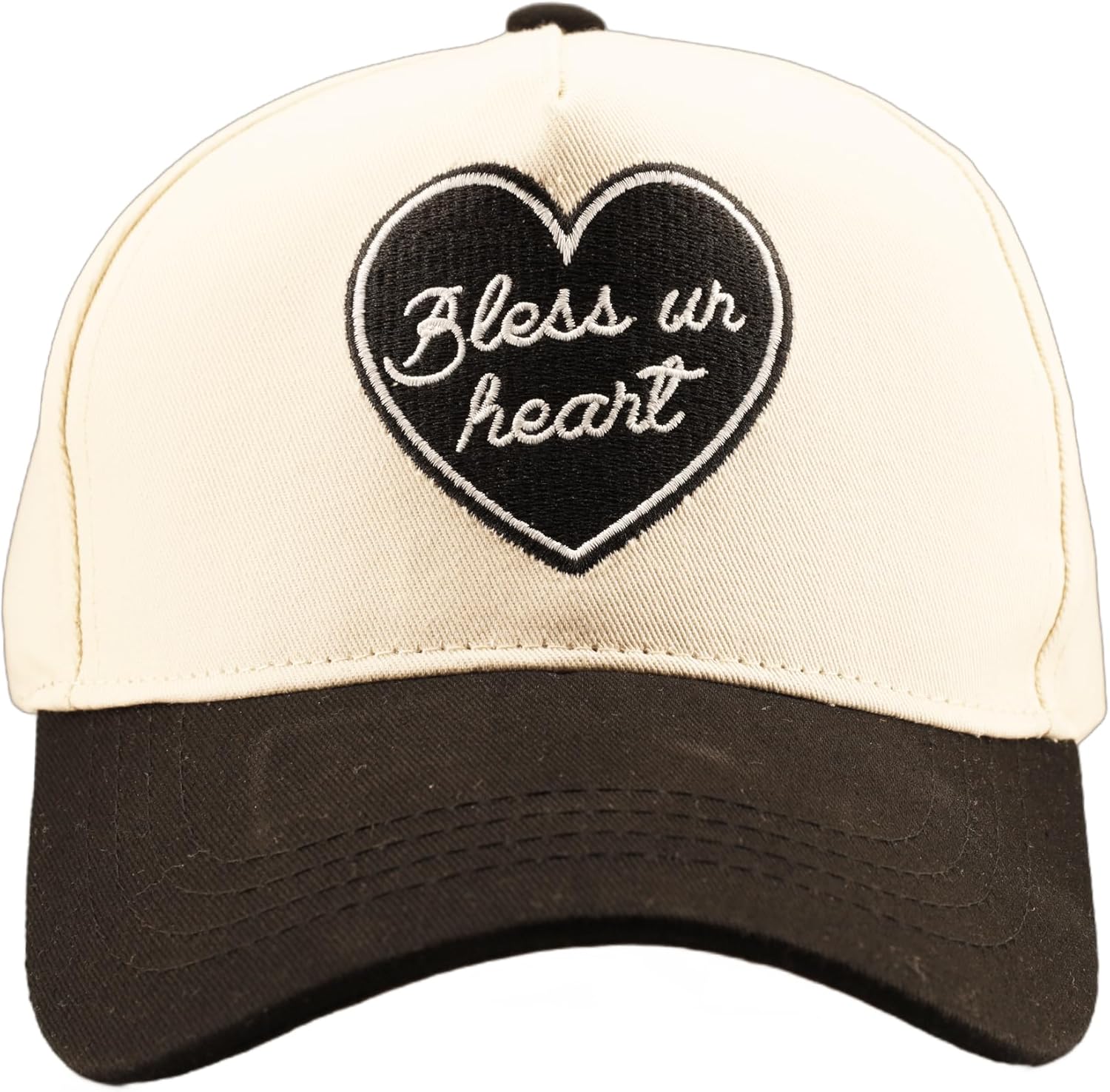 Two-Toned Embroidered Lettering Dad Hat Original Classic Vintage Low Profile Baseball Cap Adjustable Plain Snapback