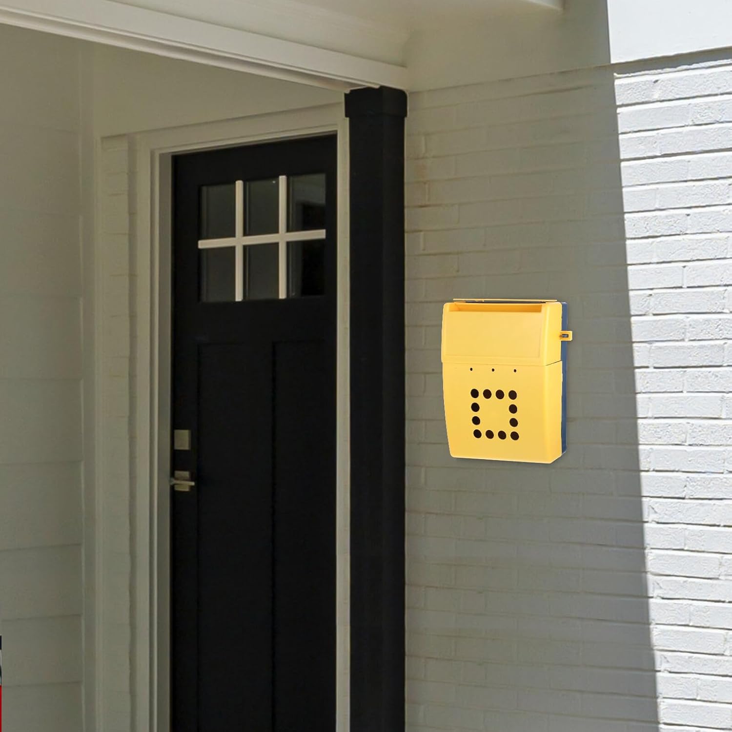 Wall-Mount Locking Mailbox and Voting Storage Box Featuring Safety Lock, Hanging Suggestion Box for Office and Home Use, Public Complaint and Ballot Collection Holder