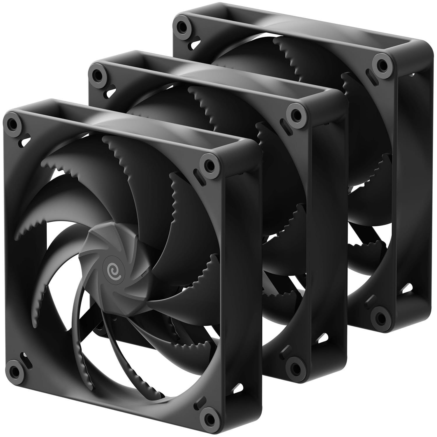 HAVN H14 Triple Pack 140mm Case Fans – 85.18CFM Airflow, Quiet 30.8dBA Operation, FDB, Daisy-Chain Loopin Cable System – Premium Cooling Fans - White