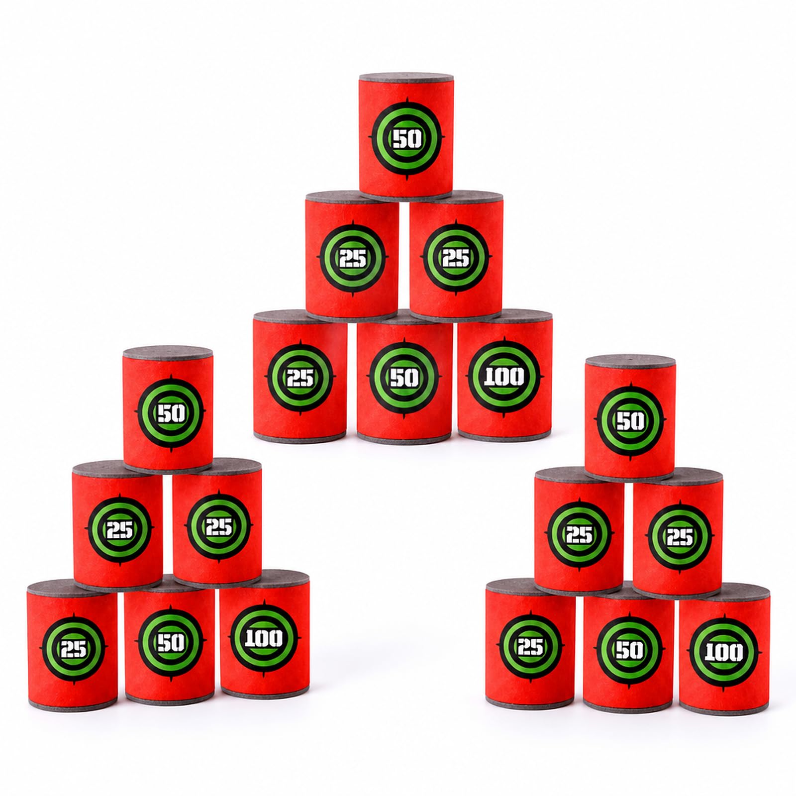 18PCS Soft Targets, Indoor Target Practice Sport, Dart Target Board