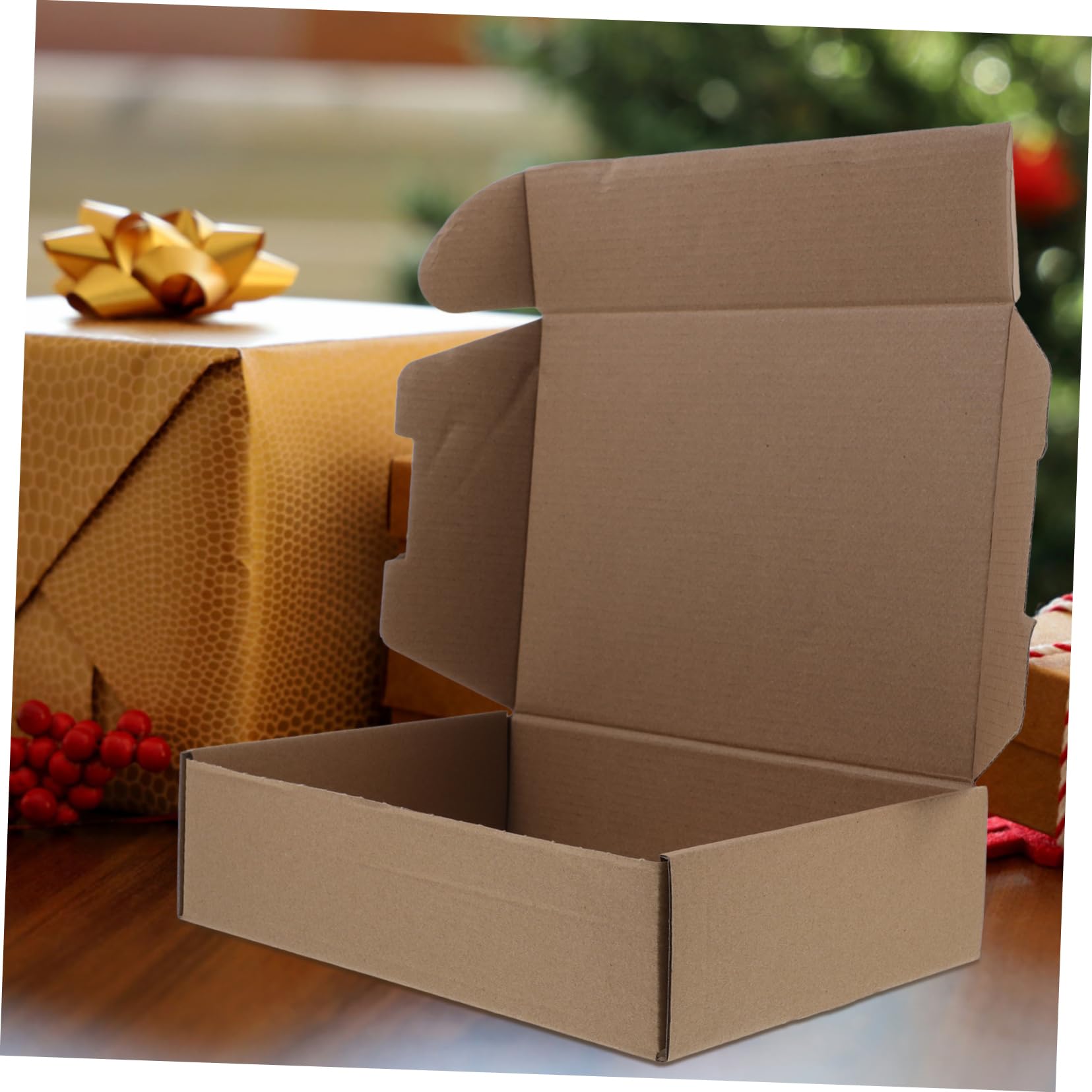 SHINEOFI 25 Piezas Cajas De Cartón Para Envíos Almacenamiento y Embalaje Cajas Postales Planas Para Manualidades y Mudanzas