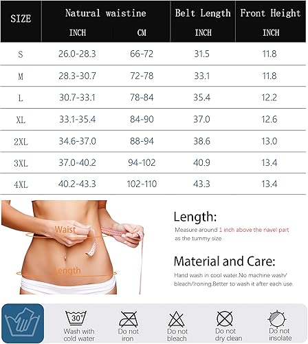 Miniatura 6 de TELALEO Entrenador de cintura de neopreno para mujer, adelgazante, moldeador de cintura, cinturón de sudor