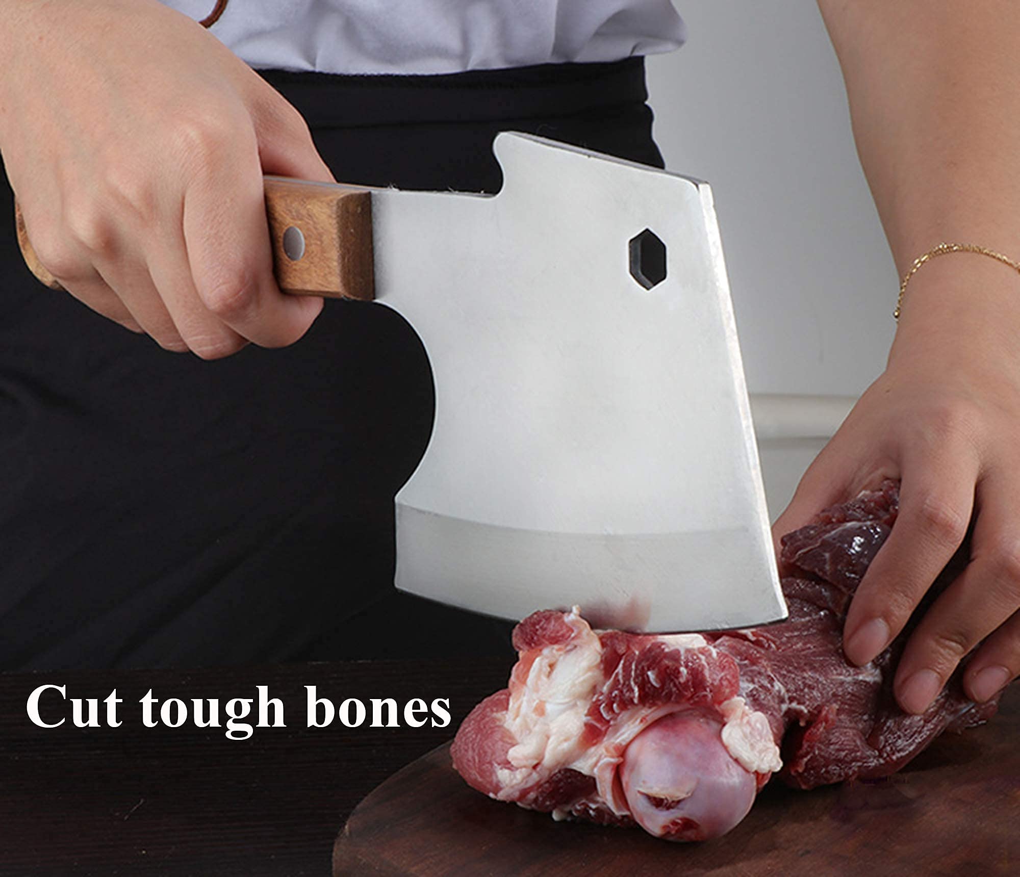 Buy KITORY Meat Cleaver Heavy Duty Axes Shape Super heavy and thick Bone Breaker Professional