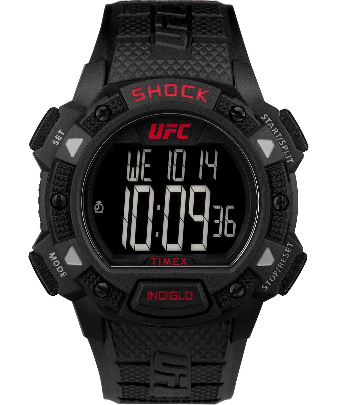 Timex Mens Digital Watch with a Plastic Strap UFC Core Shock, Black, UFC (B0BMB9NL2J) Amazon Price History, Amazon Price Tracker