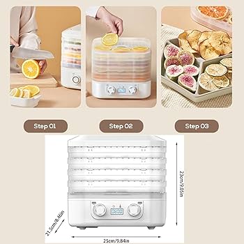 Amazon.co.jp: 5段式フリーズドライ機、タイマー付きデジタル