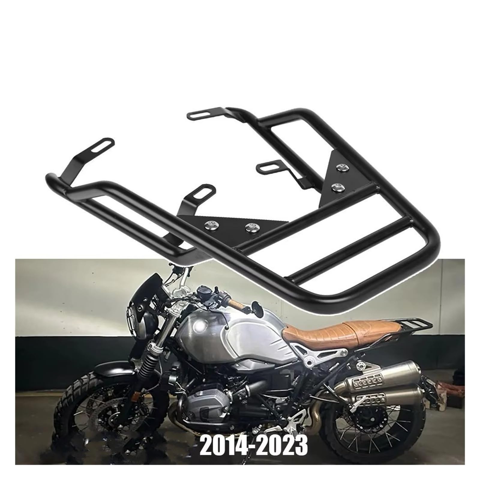 Supporto Portapacchi Posteriore Moto Per BMW Per R9T Per RNINET Per Scrambler Per RnineT Per Per R NineT Per R NINE T 2014-2023 Sedile Posteriore Motociclo Portapacchi(Rack And Bag)