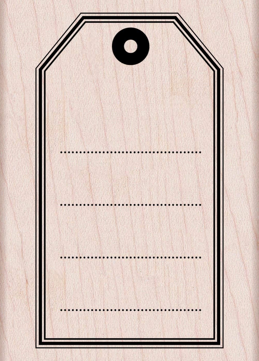 Hero Arts 装飾スタンプ ビッグタグ ウッドブロック