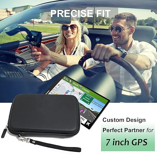 Miniatura 2 de 7 pulgadas duro GPS caso cremallera bolsa transporte viaje bolsa cubierta para 6" 7" navegación GPS Garmin DriveSmart 76 71 66 65 65T Dezl Otr 710