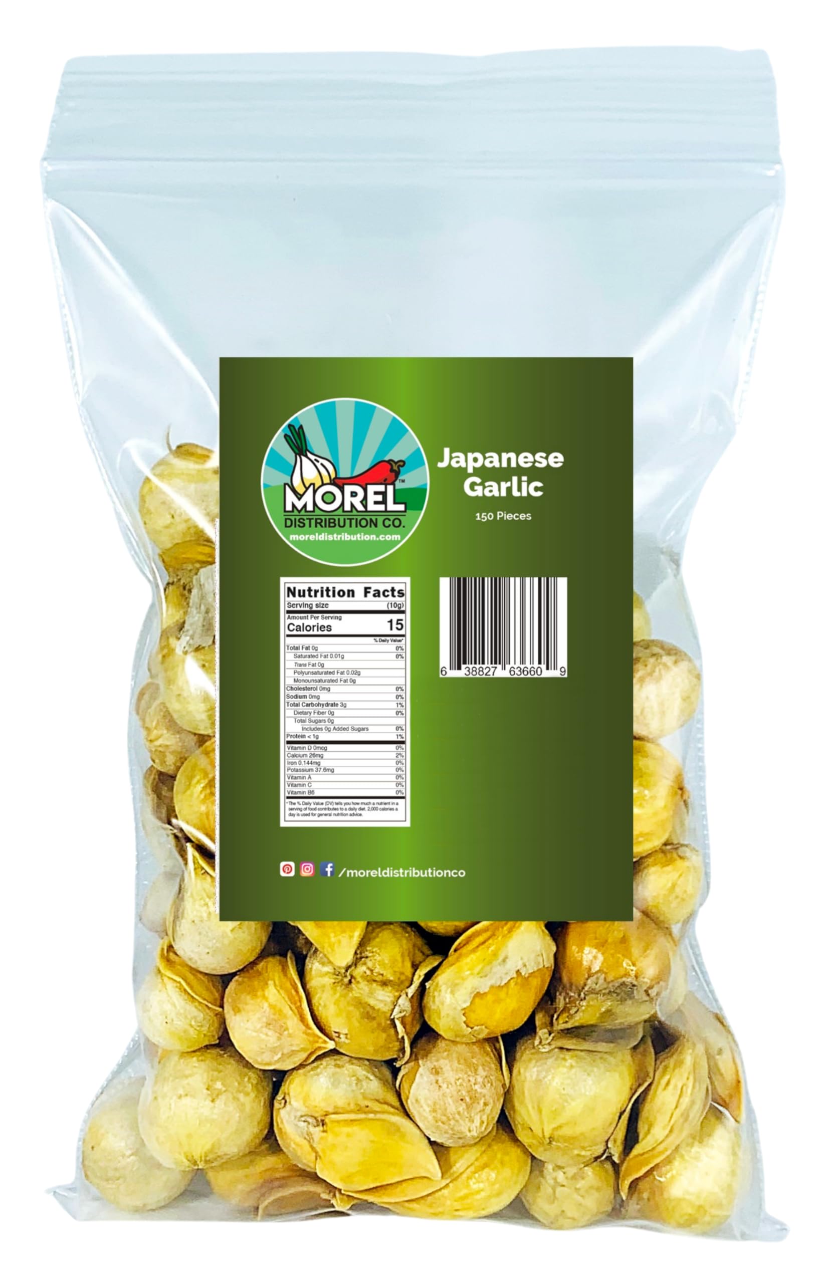Morel Distribution Company Alho japonês inteiro 150 unidades