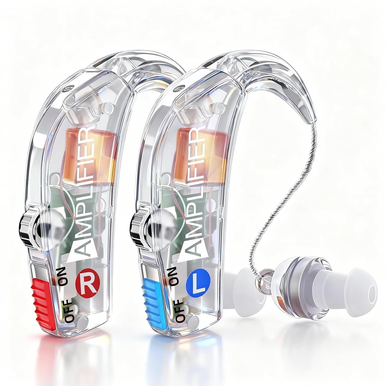 Photo 1 of Hearing Aids for Seniors,Advanced Noise Reduction Function Hearing Aid Equipped With and AI Chips Suitable Hearing Aid People With Hearing Loss,Fast Charging+Ultra Long Standby