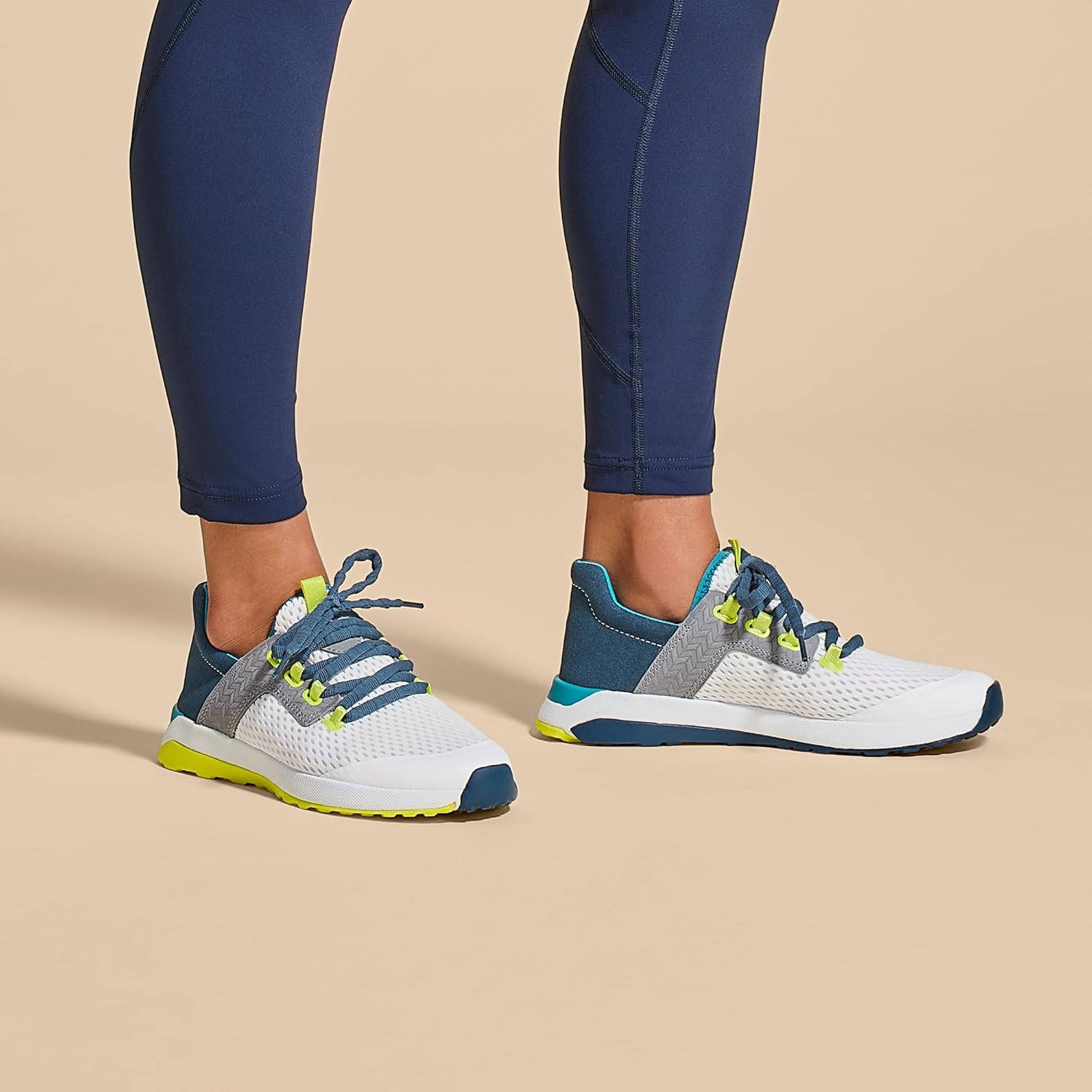 OLUKAI Wailuku Women's Athletic Sneakers, Lightweight & Breathable Mesh, Comfort Fit & Wet Grip Rubber Soles, All-Day Comfort & Supportive - Image 8